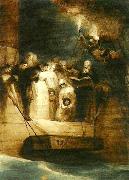 george jones the burial at sea of sir david wilkie oil painting on canvas